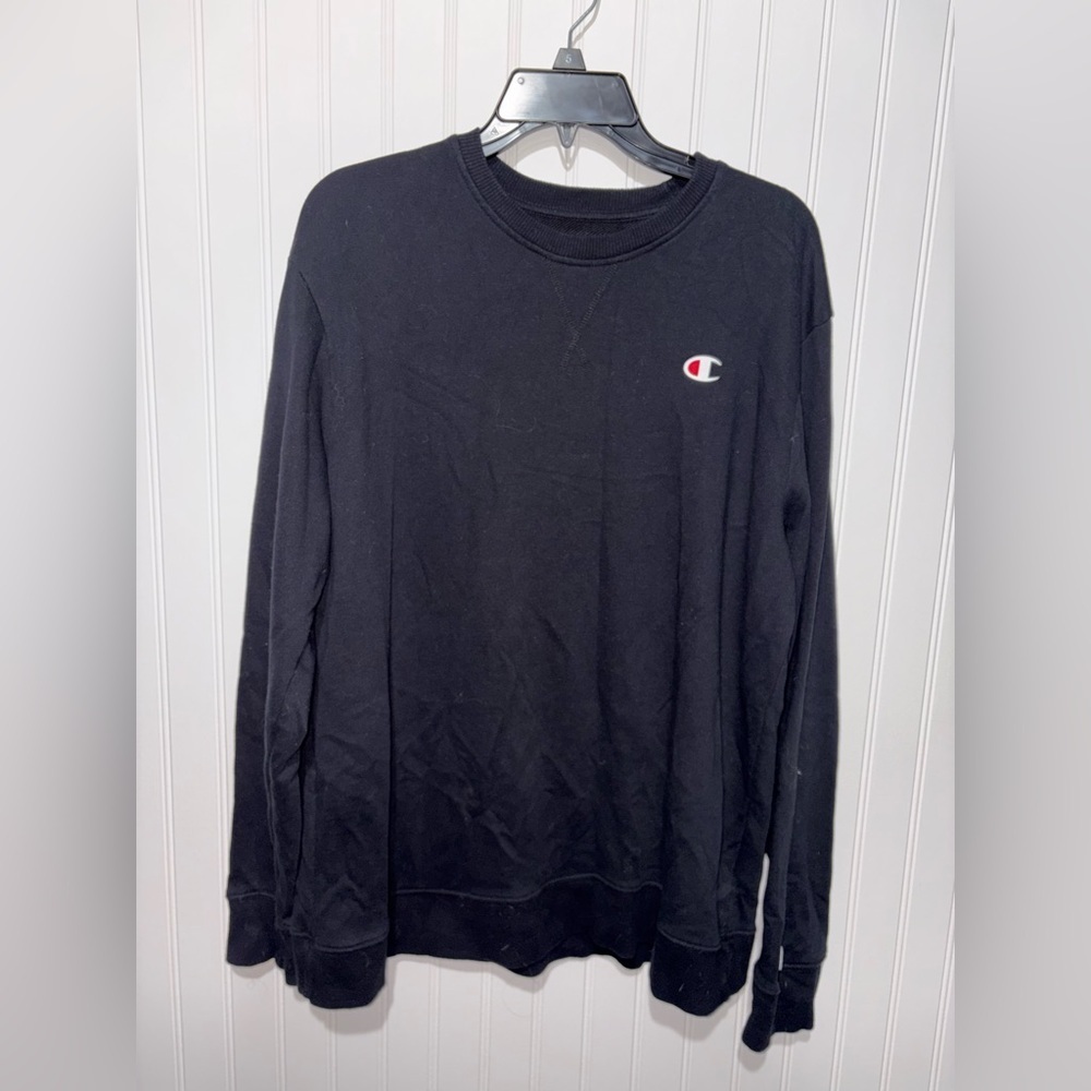 Champion Black Sweatshirt| Size Large